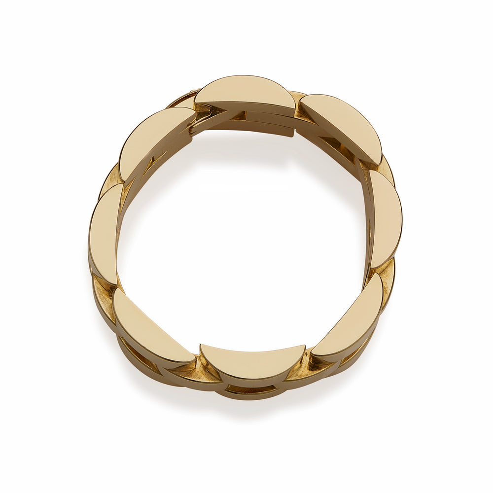 
                      
                        Macklowe Gallery Retro 18K Gold Tank Track Bracelet
                      
                    