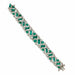 Macklowe Gallery Oscar Heyman Emerald and Diamond Bracelet