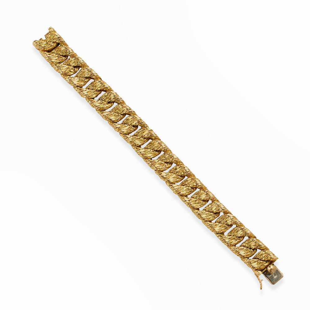 Macklowe Gallery Tiffany & Co. 18K Gold Bracelet, Georges Lenfant 