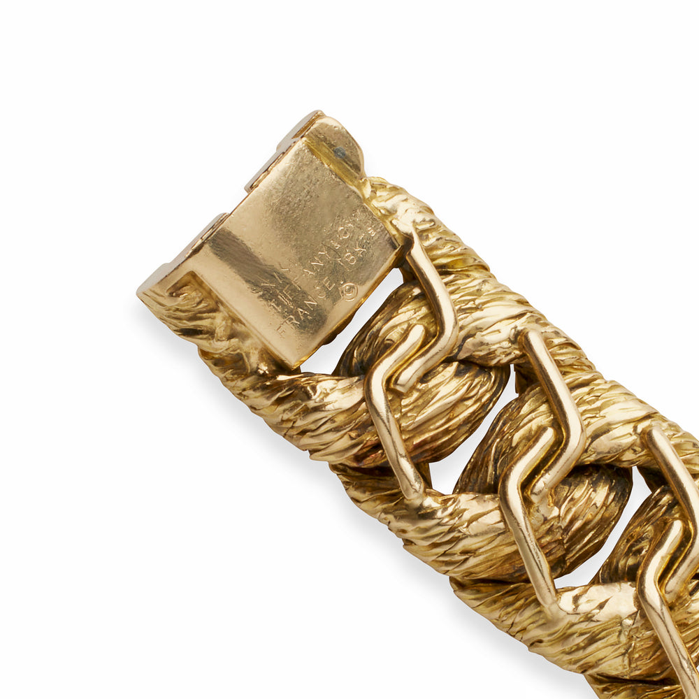 
                      
                        Macklowe Gallery Tiffany & Co. 18K Gold Bracelet, Georges Lenfant 
                      
                    