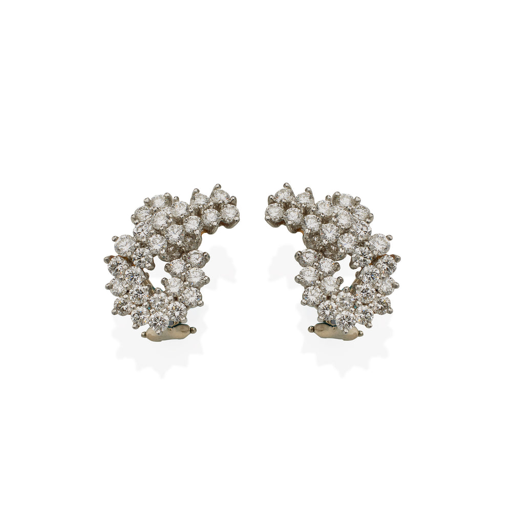 
                      
                        Macklowe Gallery Tiffany & Co. "Diamonds of Tiffany" Platinum and Diamond "Loop" Earrings
                      
                    