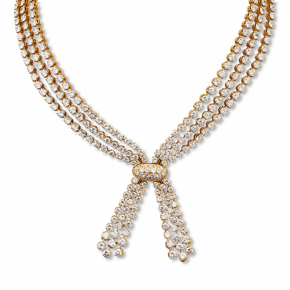 
                      
                        Macklowe Gallery Cartier Paris Diamond Tassel Necklace
                      
                    