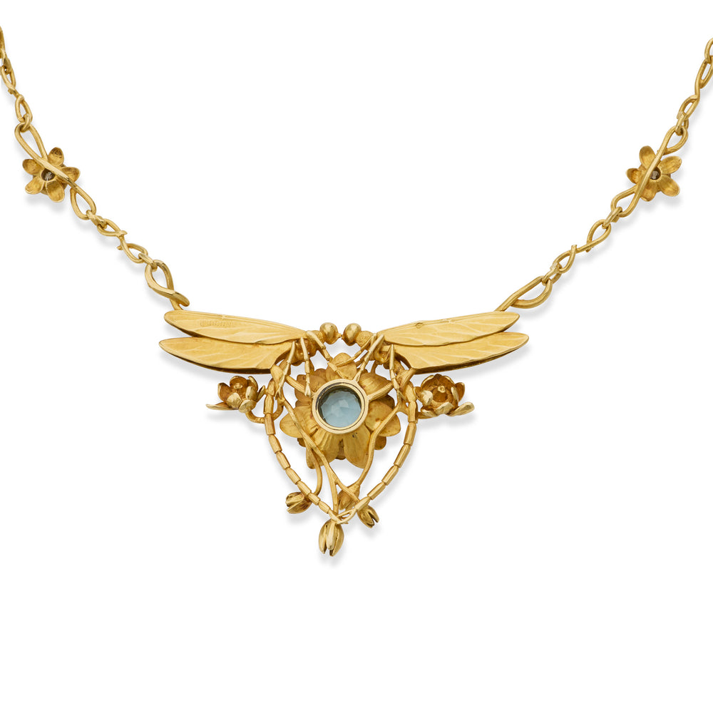 
                      
                        Macklowe Gallery Édouard-Aimé Arnould Art Nouveau Dragonfly Necklace
                      
                    