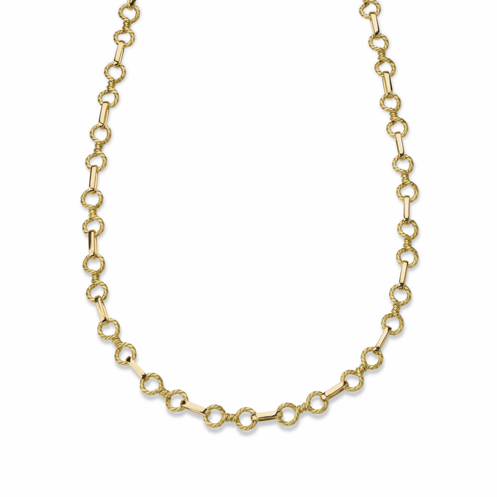 
                      
                        Macklowe Gallery Bulgari Rome 18K Gold Long Chain Necklace
                      
                    