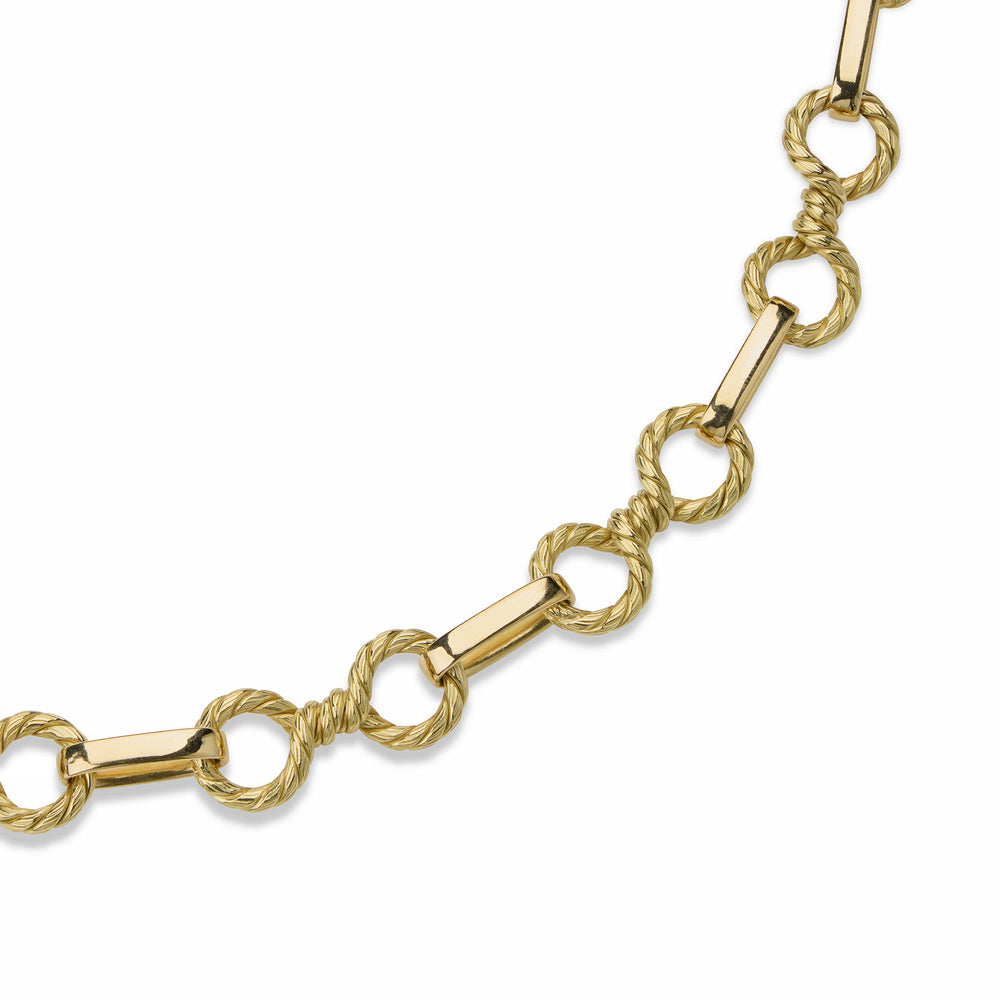 
                      
                        Macklowe Gallery Bulgari Rome 18K Gold Long Chain Necklace
                      
                    