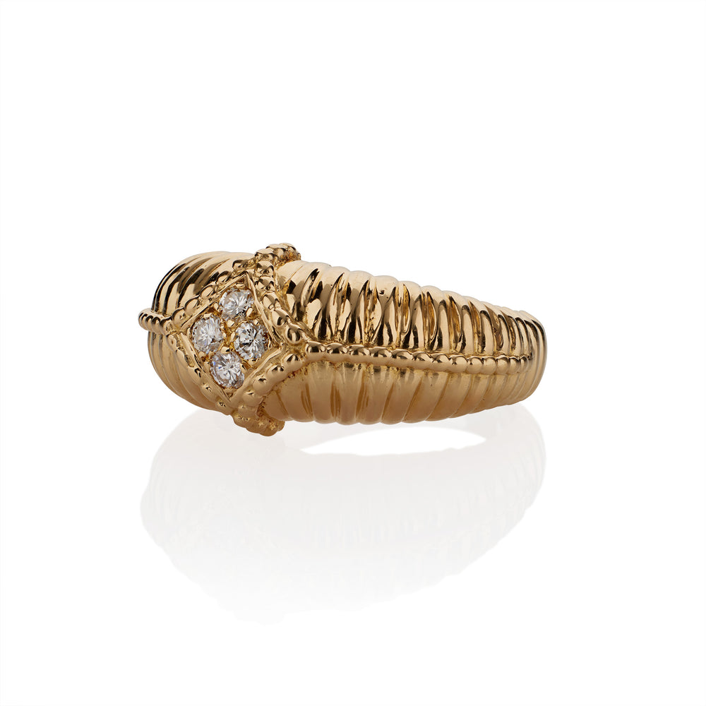 
                      
                        Macklowe Gallery Van Cleef & Arpels 18K Gold and Diamond Ring
                      
                    