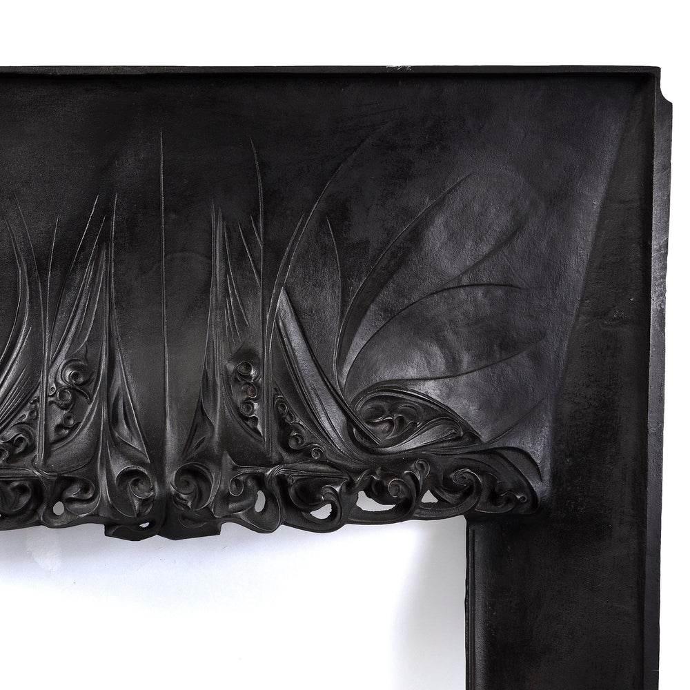 
                      
                        Macklowe Gallery Hector Guimard Patinated Cast Iron and Copper Fireplace Surround
                      
                    