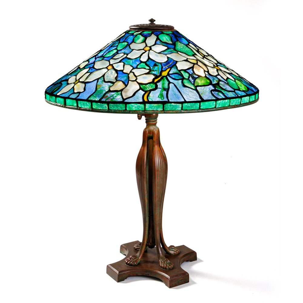 Macklowe Gallery Tiffany Studios New York "Clematis" Table Lamp