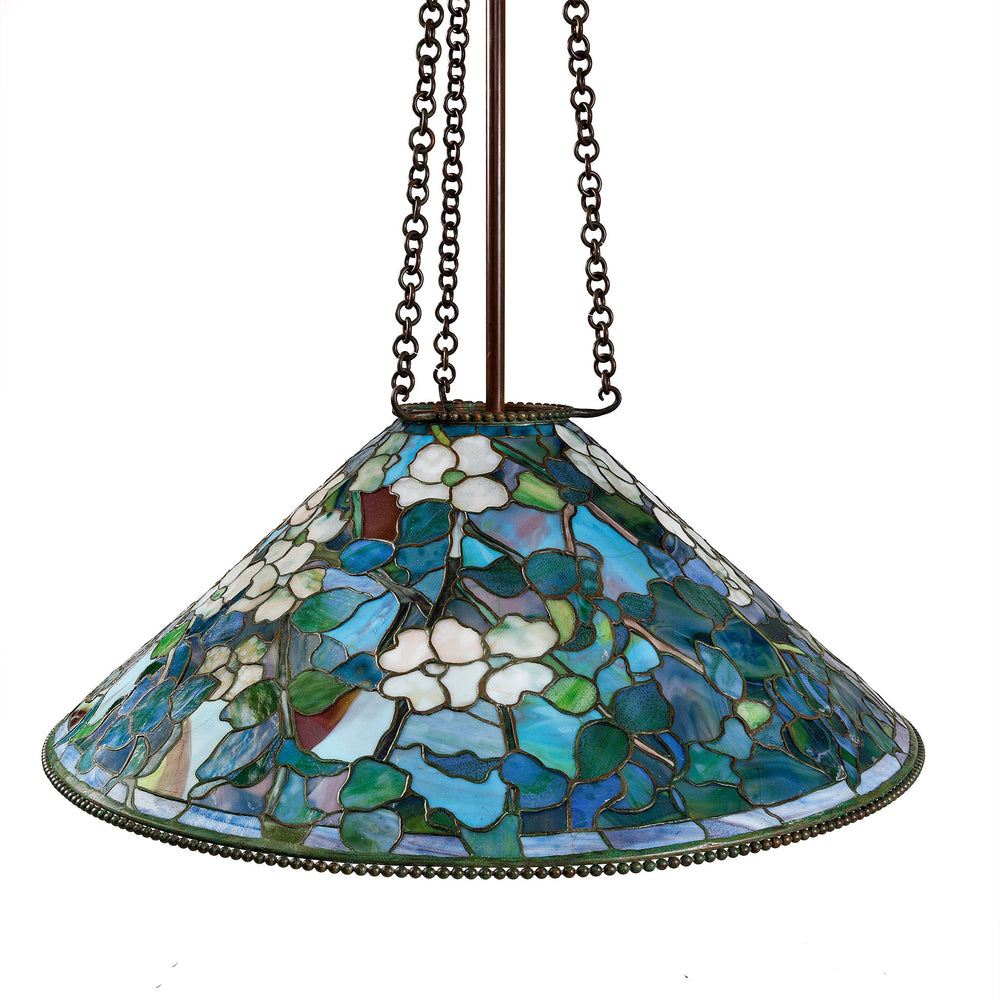 
                      
                        Macklowe Gallery Tiffany Studios New York "Dogwood" Chandelier
                      
                    