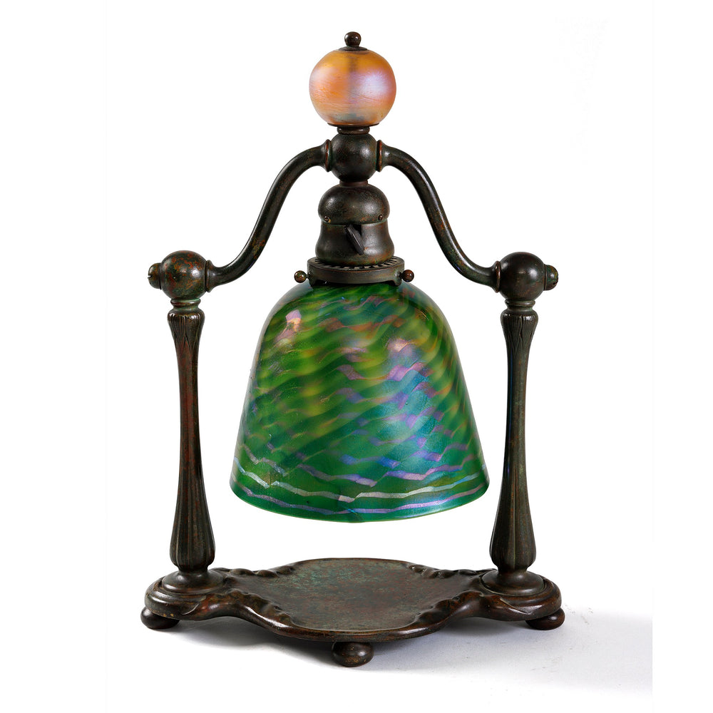 
                      
                        Macklowe Gallery Tiffany Studios New York "Damascene Lighthouse" Desk Lamp
                      
                    