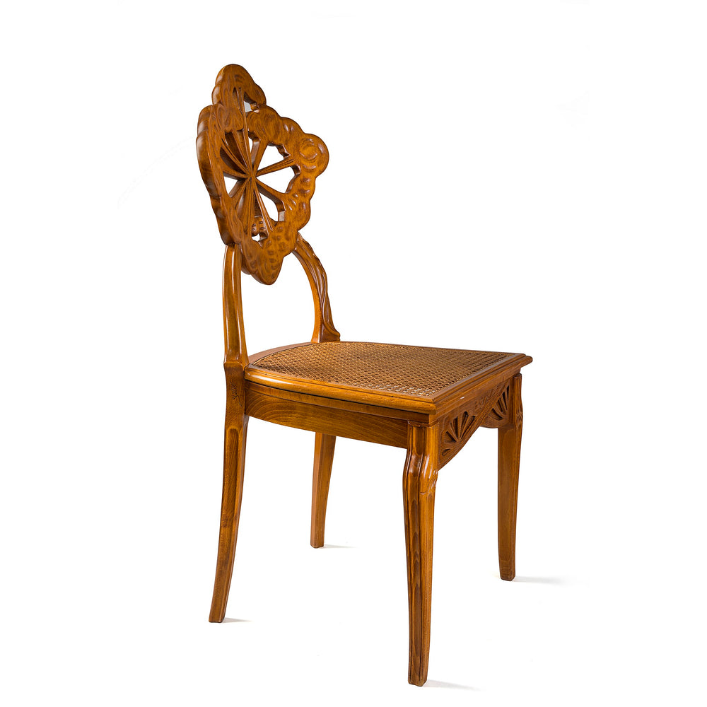 
                      
                        Macklowe Gallery Émile Gallé Pair of "Ombelle" Side Chair
                      
                    