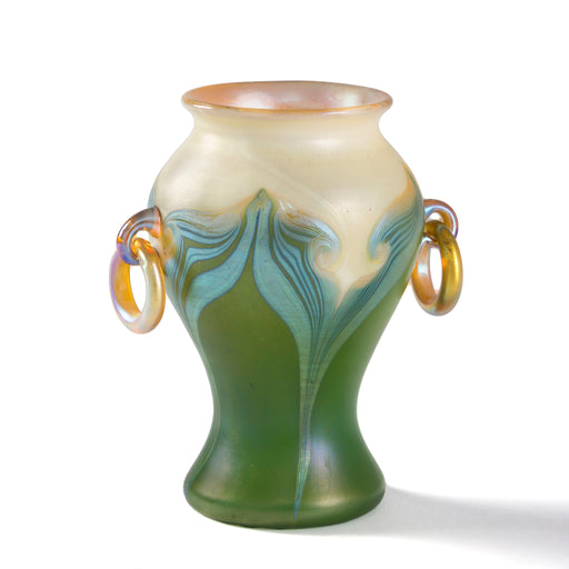 Macklowe Gallery Tiffany Studios New York Pulled Feather Vase