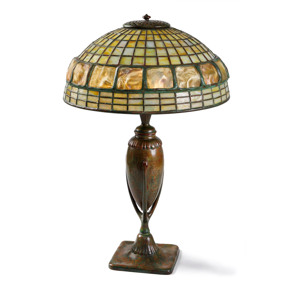 
                      
                        Macklowe Gallery Tiffany Studios New York "Belted Turtleback" Table Lamp
                      
                    