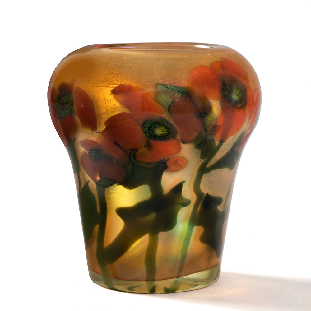 
                      
                        Macklowe Gallery Tiffany Studios New York "Poppy" Paperweight Vase
                      
                    