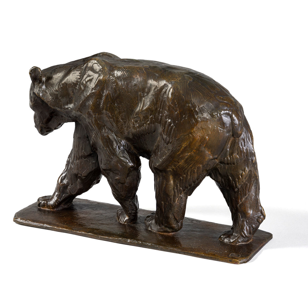 
                      
                        Macklowe Gallery Rembrandt Bugatti "Ours Brun Marchant, La Patte Droite en Avant" Bronze Sculpture
                      
                    