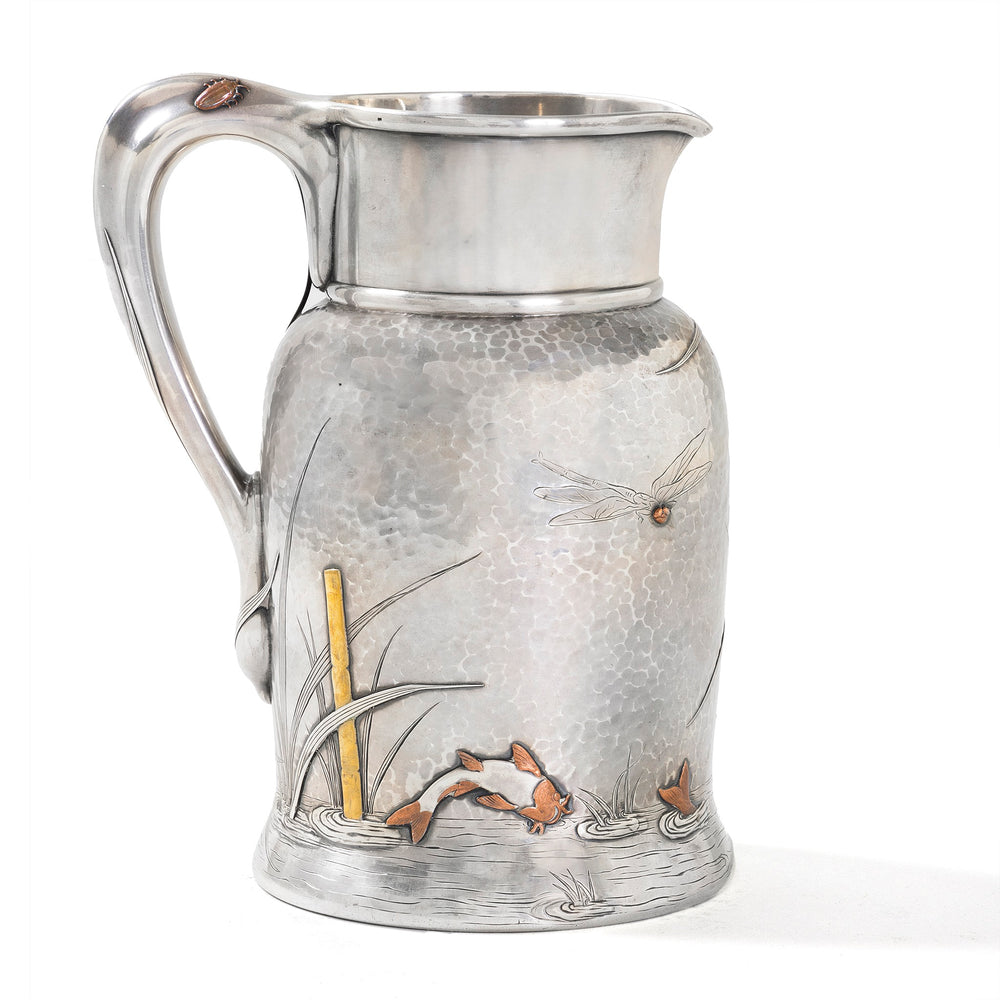 
                      
                        Macklowe Gallery Tiffany & Co. and Edward Chandler Moore "Japanoniste" Silver Pitcher
                      
                    