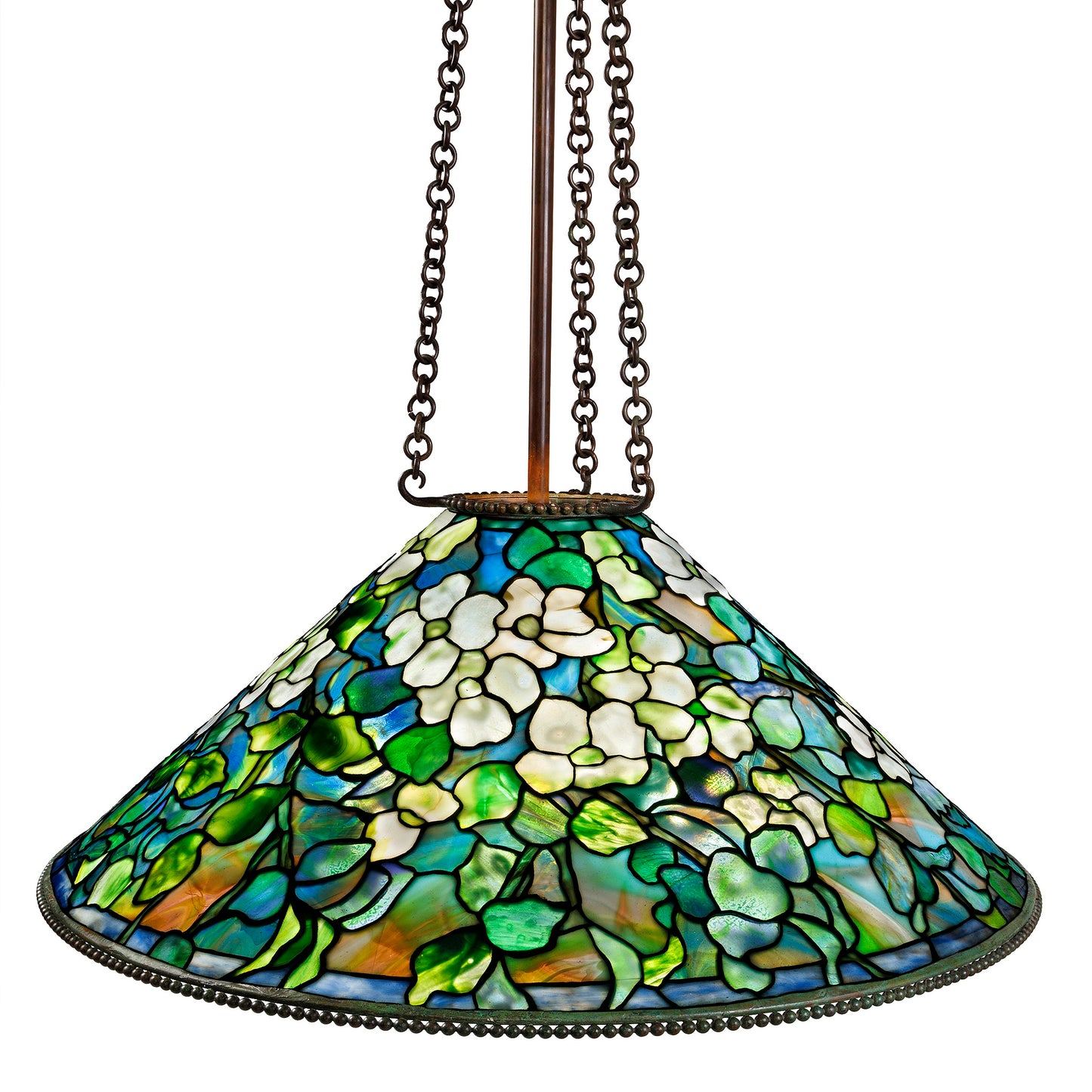 Macklowe Gallery Tiffany Studios New York "Dogwood" Chandelier