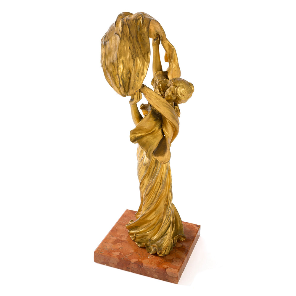 
                      
                        Macklowe Gallery Ernest Wante "Loie Fuller" Gilt Bronze Sculpture
                      
                    