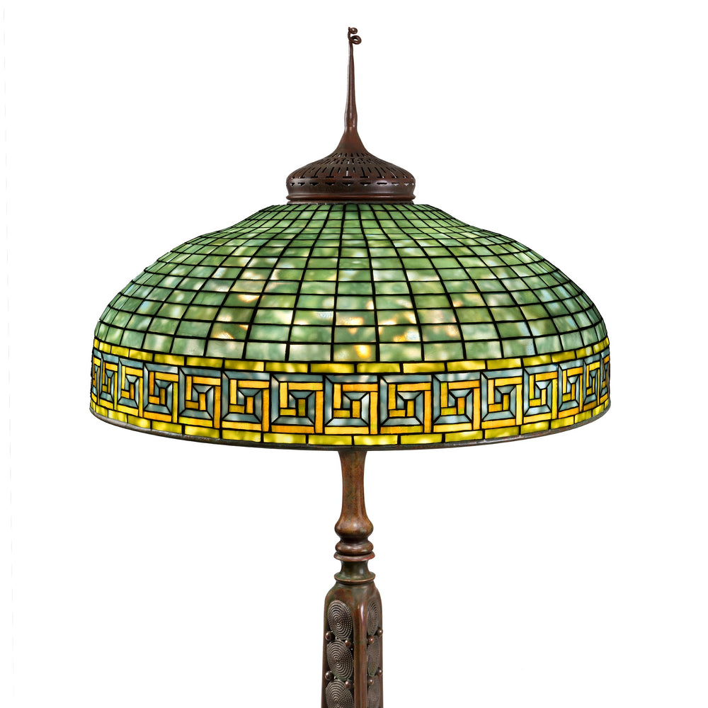 
                      
                        Macklowe Gallery Tiffany Studios New York "Greek Key" Floor Lamp
                      
                    