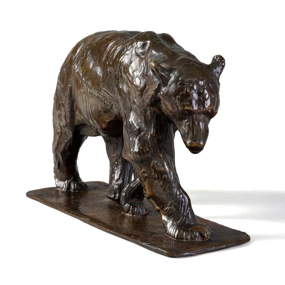 
                      
                        Macklowe Gallery Rembrandt Bugatti "Ours Brun Marchant, La Patte Droite en Avant" Bronze Sculpture
                      
                    