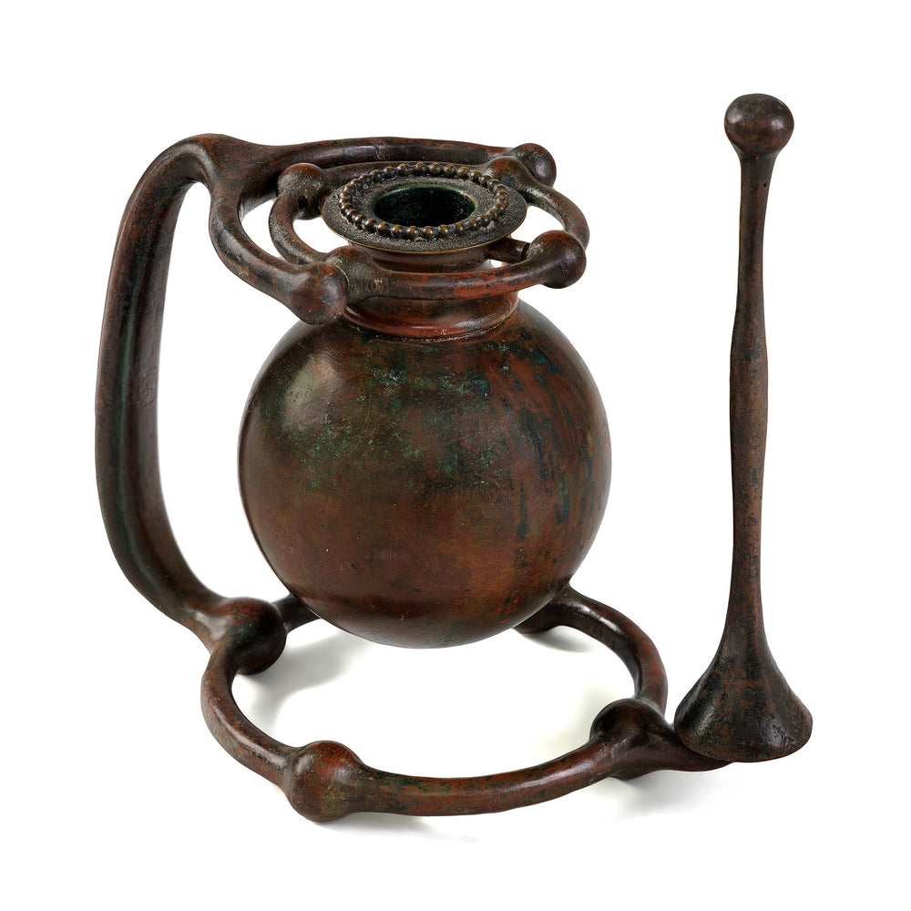 
                      
                        Macklowe Gallery Tiffany Studios New York Bronze Swing Candle Holder
                      
                    