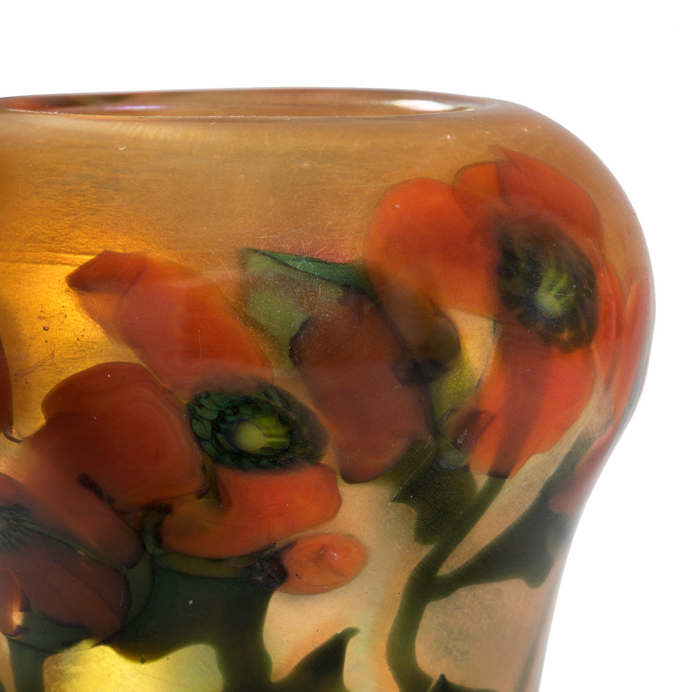 
                      
                        Macklowe Gallery Tiffany Studios New York "Poppy" Paperweight Vase
                      
                    