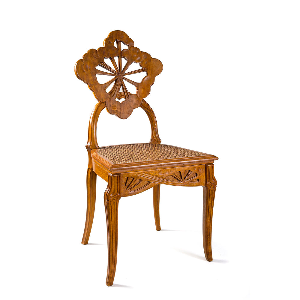 
                      
                        Macklowe Gallery Émile Gallé Pair of "Ombelle" Side Chair
                      
                    