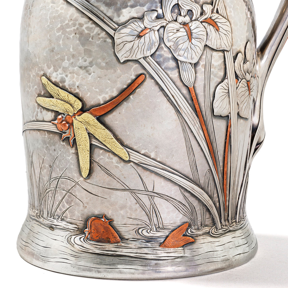 
                      
                        Macklowe Gallery Tiffany & Co. and Edward Chandler Moore "Japanoniste" Silver Pitcher
                      
                    