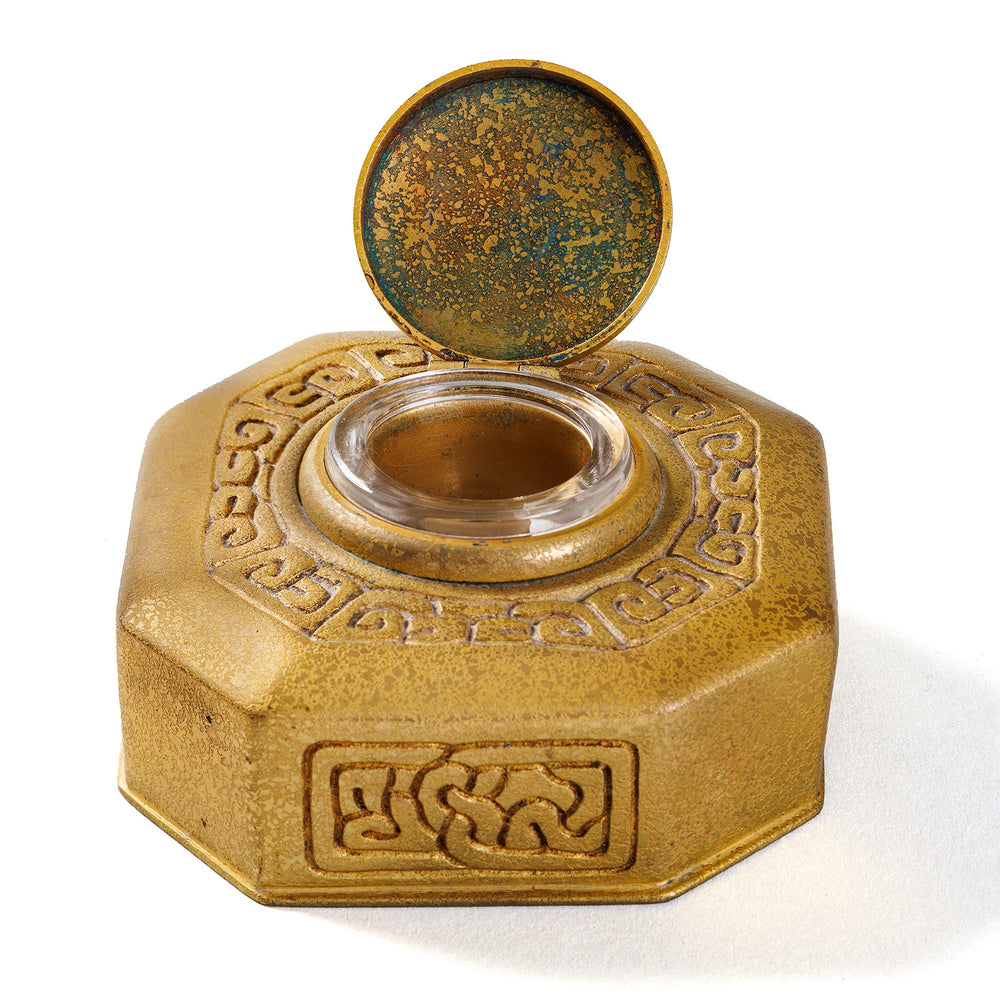 Macklowe Gallery Tiffany Studios New York "Zodiac" Inkwell