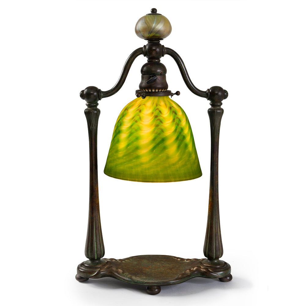 
                      
                        Macklowe Gallery Tiffany Studios New York "Damascene Lighthouse" Desk Lamp
                      
                    