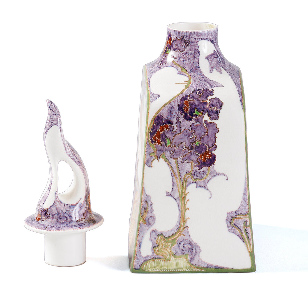 
                      
                        Macklowe Gallery Rozenburg "Viper and Cockscomb" Eggshell Porcelain Covered Bottle
                      
                    