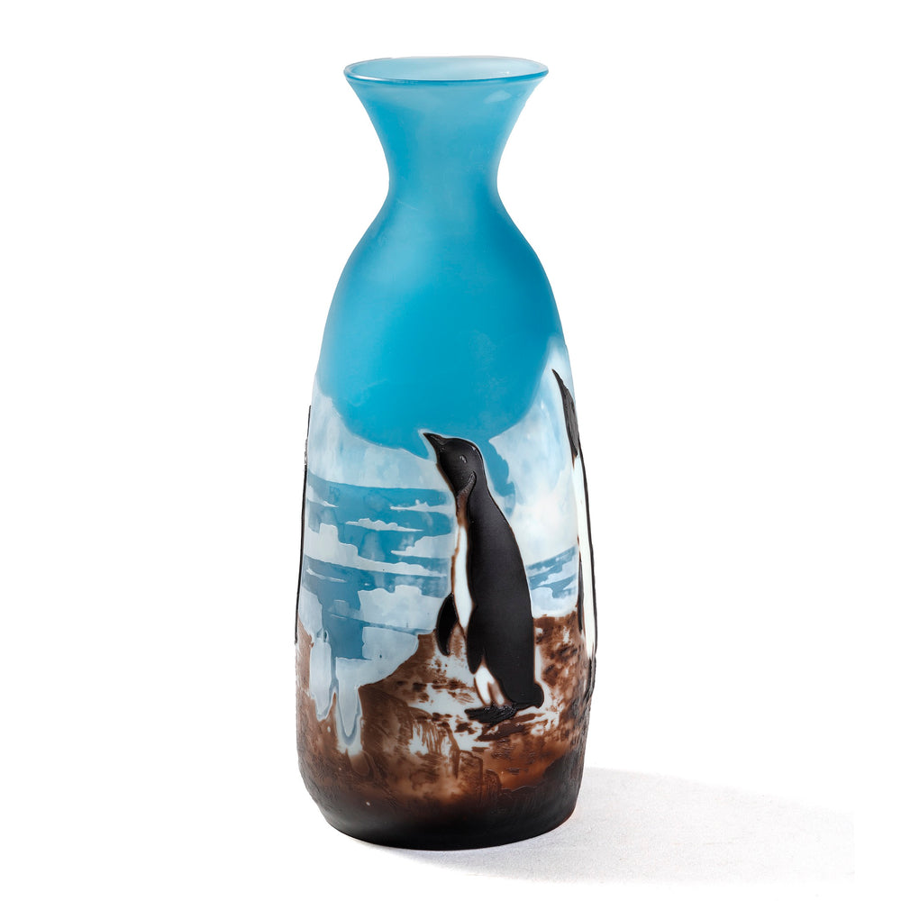 
                      
                        Macklowe Gallery Émile Gallé "Penguin" Cameo Glass Vase
                      
                    