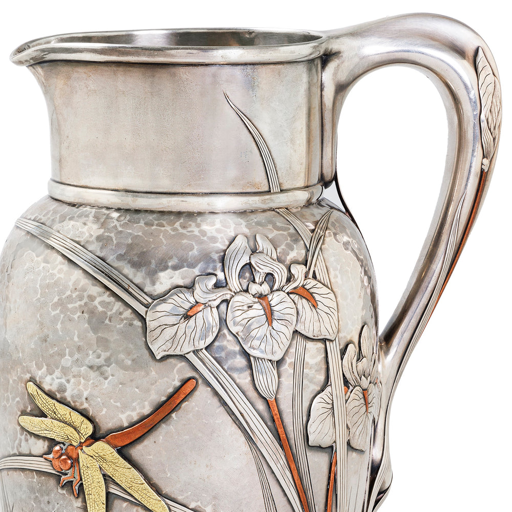 
                      
                        Macklowe Gallery Tiffany & Co. and Edward Chandler Moore "Japanoniste" Silver Pitcher
                      
                    