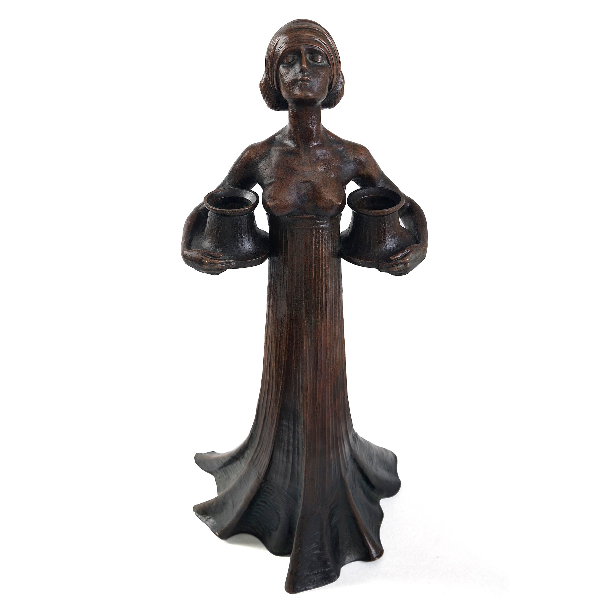 BRONZE deals WOMAN SCULPTURE FIGURE