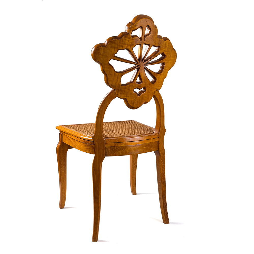 
                      
                        Macklowe Gallery Émile Gallé Pair of "Ombelle" Side Chair
                      
                    