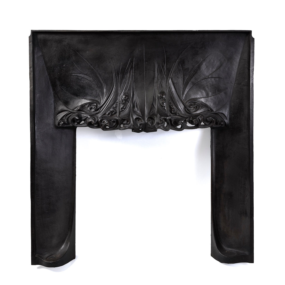 
                      
                        Macklowe Gallery Hector Guimard Patinated Cast Iron and Copper Fireplace Surround
                      
                    