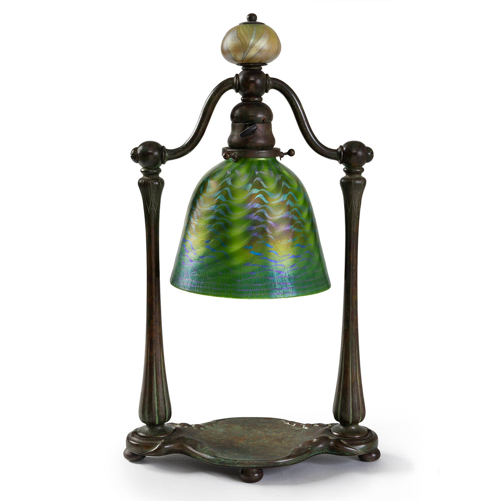 
                      
                        Macklowe Gallery Tiffany Studios New York "Damascene Lighthouse" Desk Lamp
                      
                    