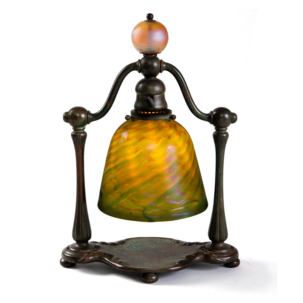 Macklowe Gallery Tiffany Studios New York "Damascene Lighthouse" Desk Lamp