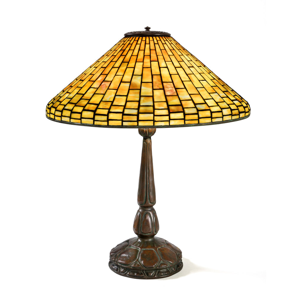 
                      
                        Macklowe Gallery Tiffany Studios New York "Plain Squares" Table Lamp
                      
                    