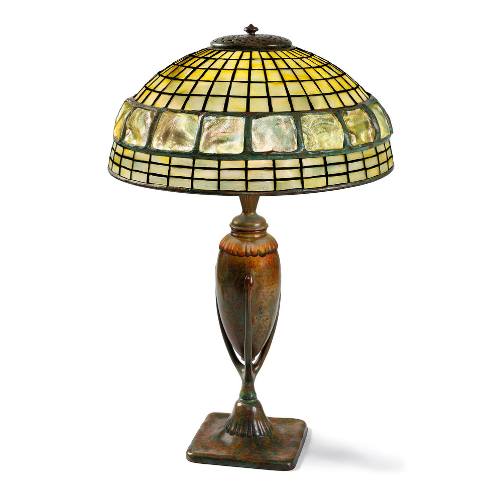 
                      
                        Macklowe Gallery Tiffany Studios New York "Belted Turtleback" Table Lamp
                      
                    