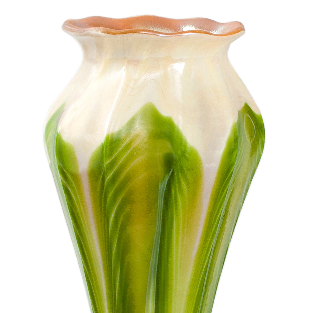 
                      
                        Macklowe Gallery Tiffany Studios New York Flower Form Favrile Glass Vase 
                      
                    