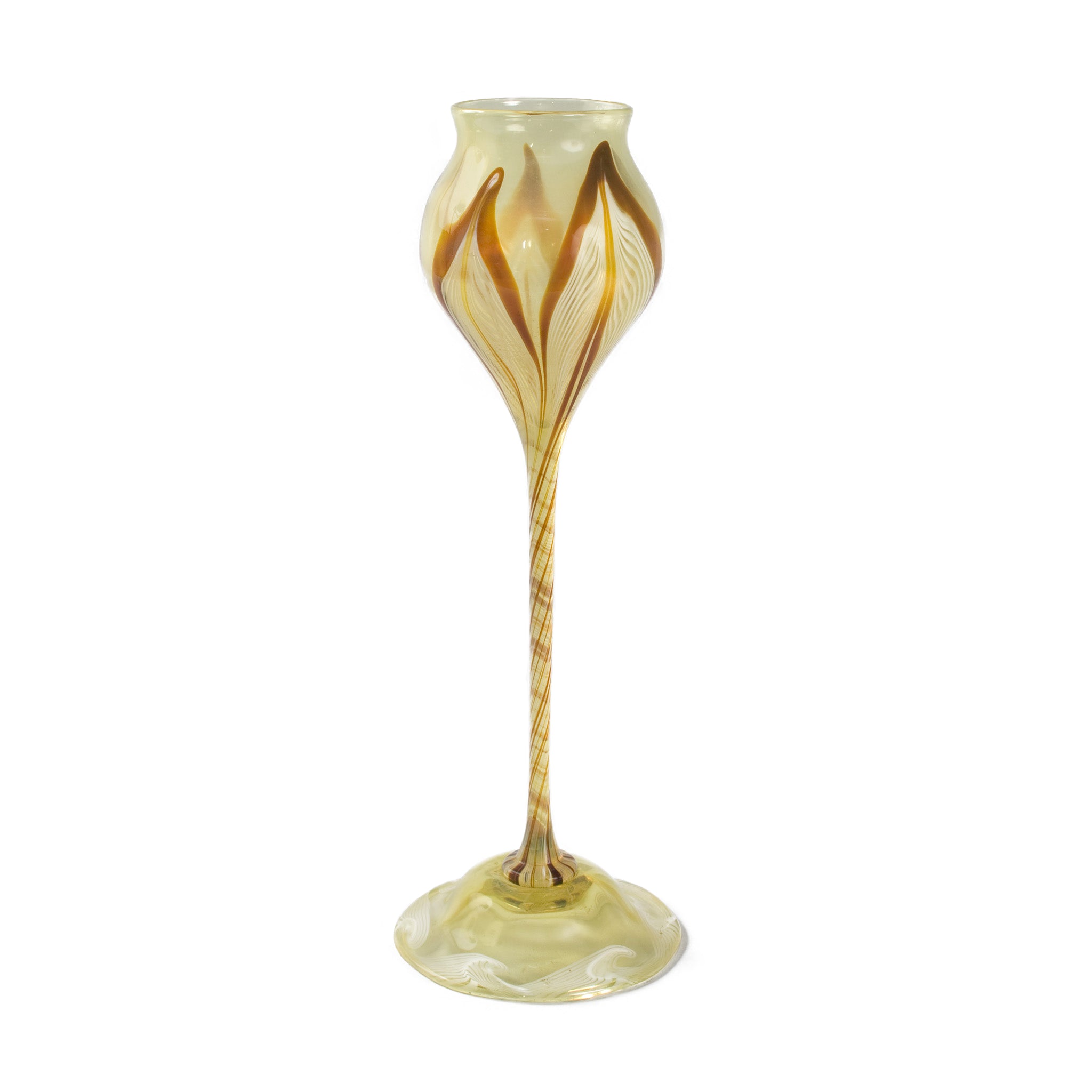 New Favrile Gold outlet Art Nouveau Glass Vase